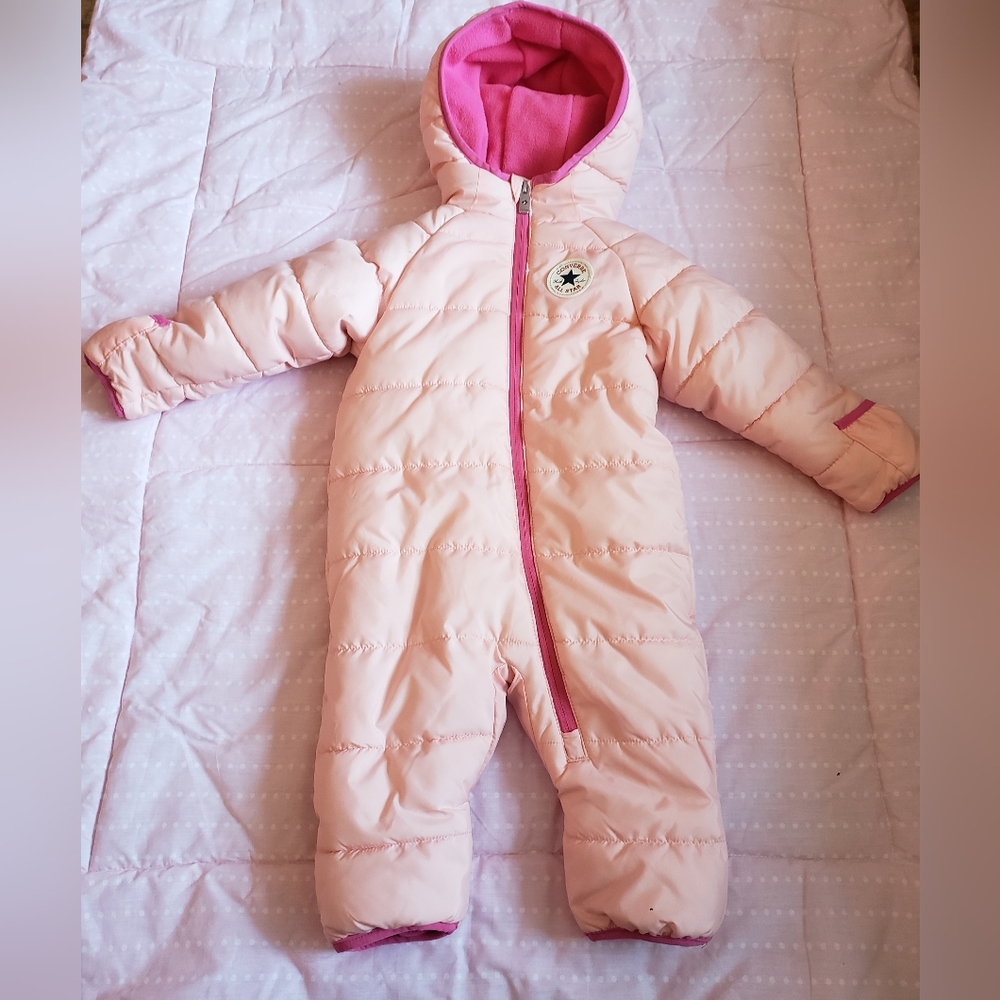 Converse baby puffer's snowsuit